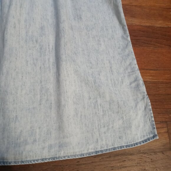 RAILS ruthie button down shirt in light acid wash (S) - Picture 14 of 15